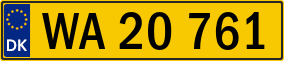 Truck License Plate